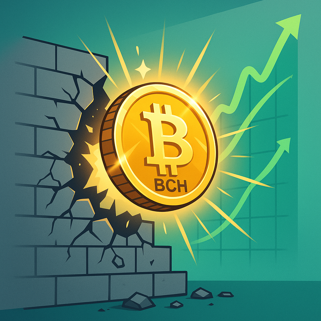 比特幣現金突破 580 美元 分析師預測將朝 620 至 680 美元區間上漲