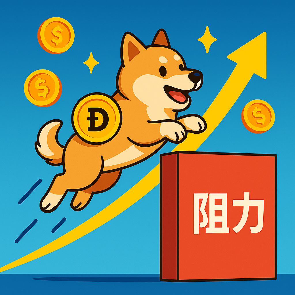 DOGE 因鯨魚買盤衝上 23 美分,供應區阻礙突破走勢
