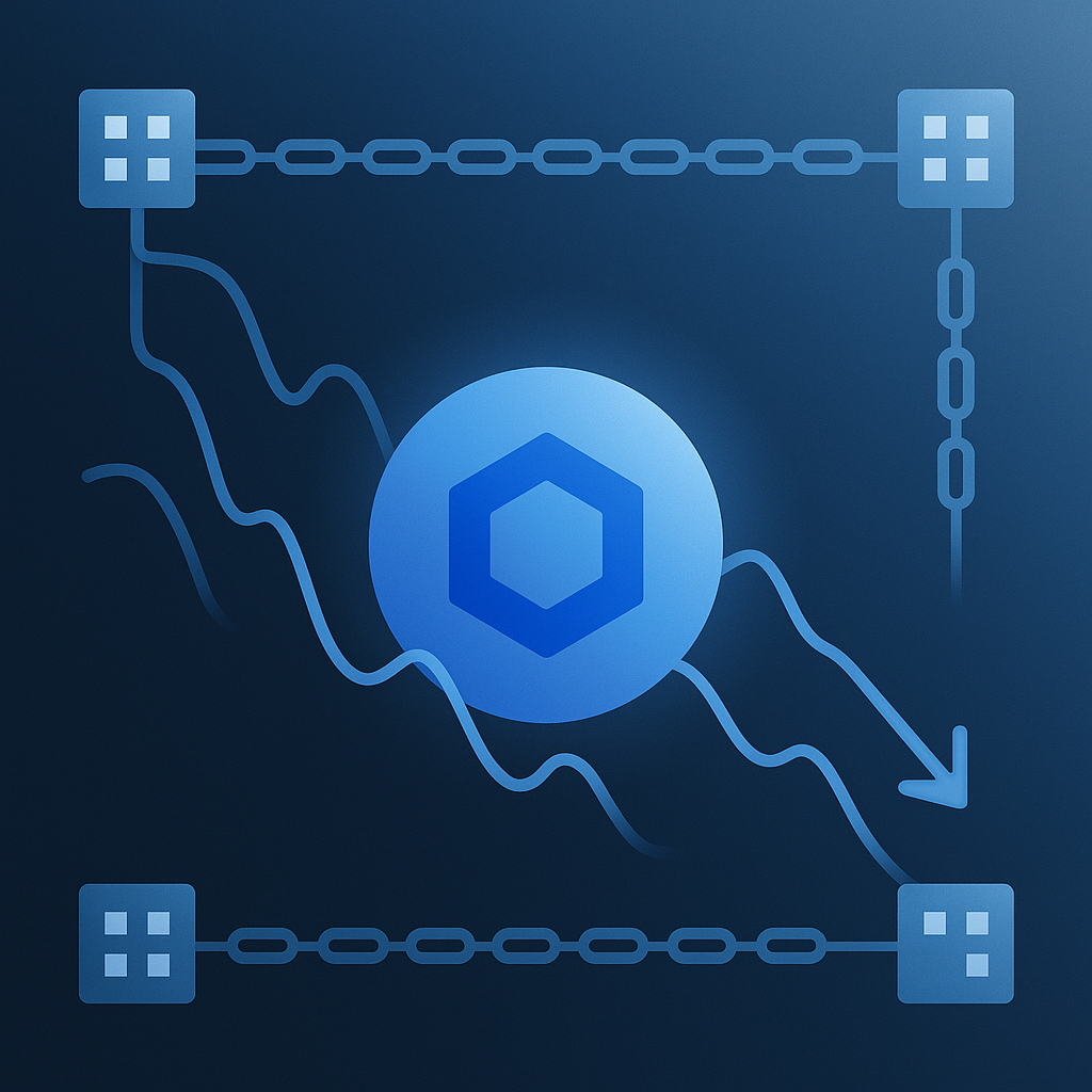 LINK 代幣承壓回落,顯現機構賣壓與市場疲軟雙重影響