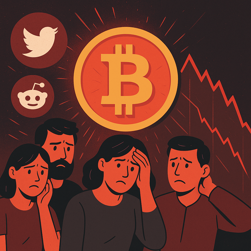 加密貨幣市場面臨三大挑戰 散戶恐慌加劇 社群關注度激增