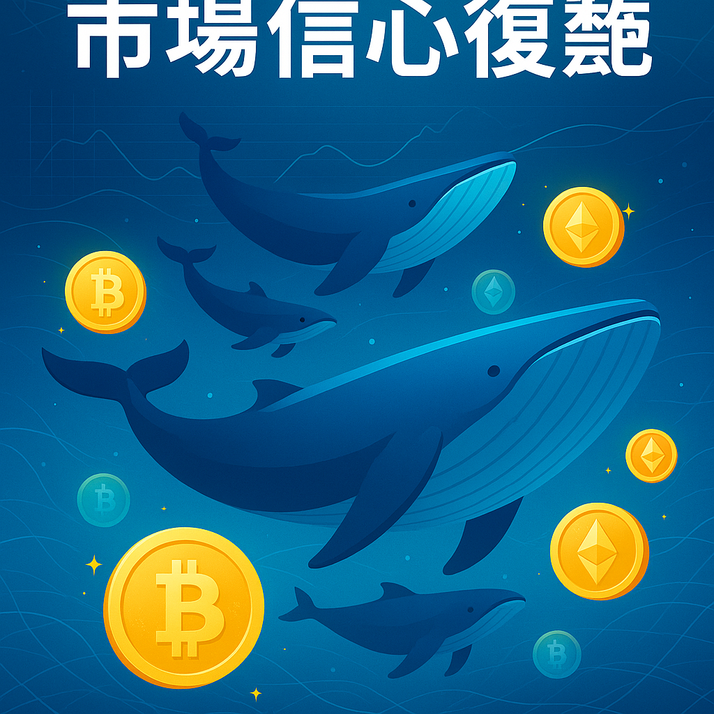 大戶重新進場買盤湧現 加密貨幣市場信心指標轉向