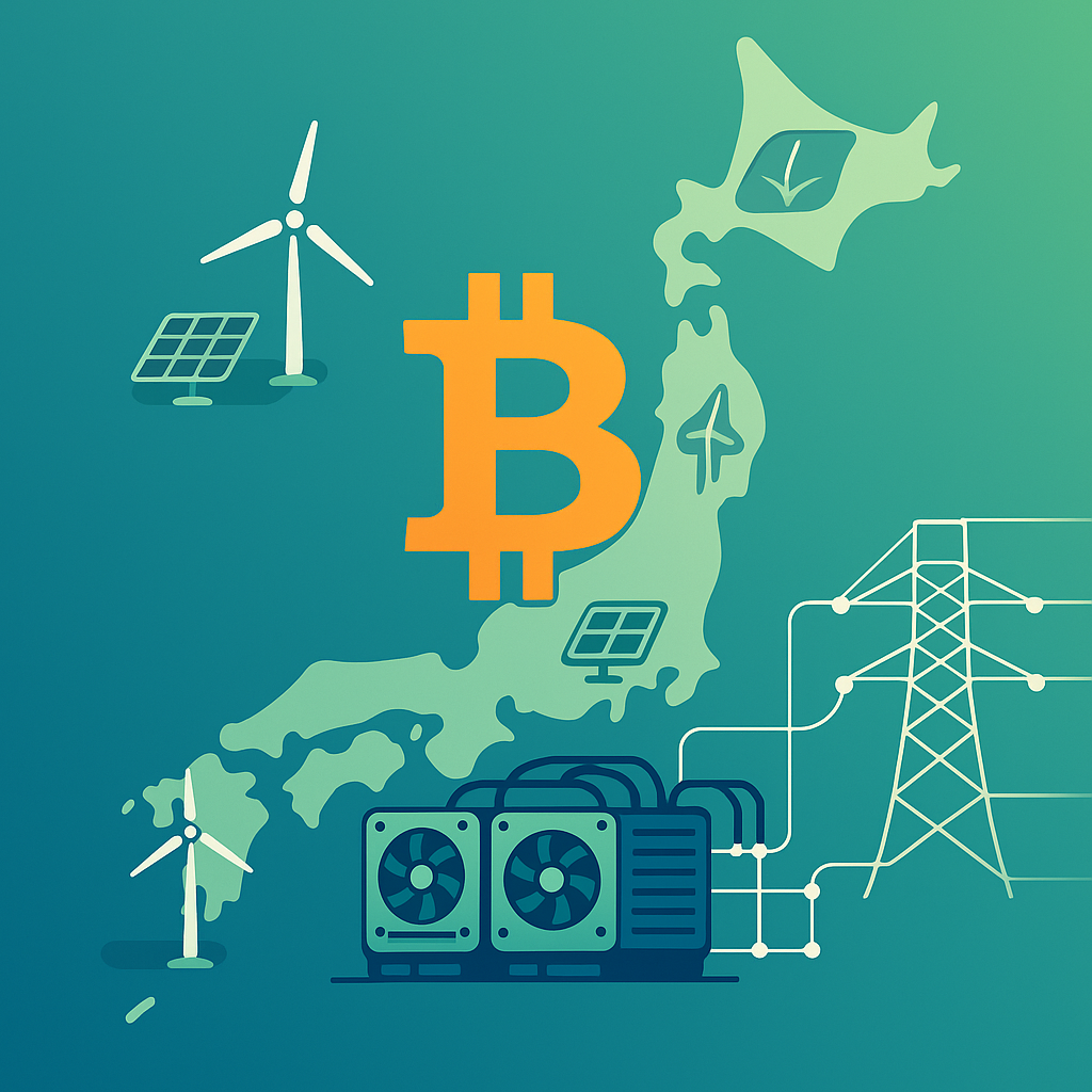 日本將比特幣挖礦納入國家能源戰略,開創加密貨幣產業新格局
