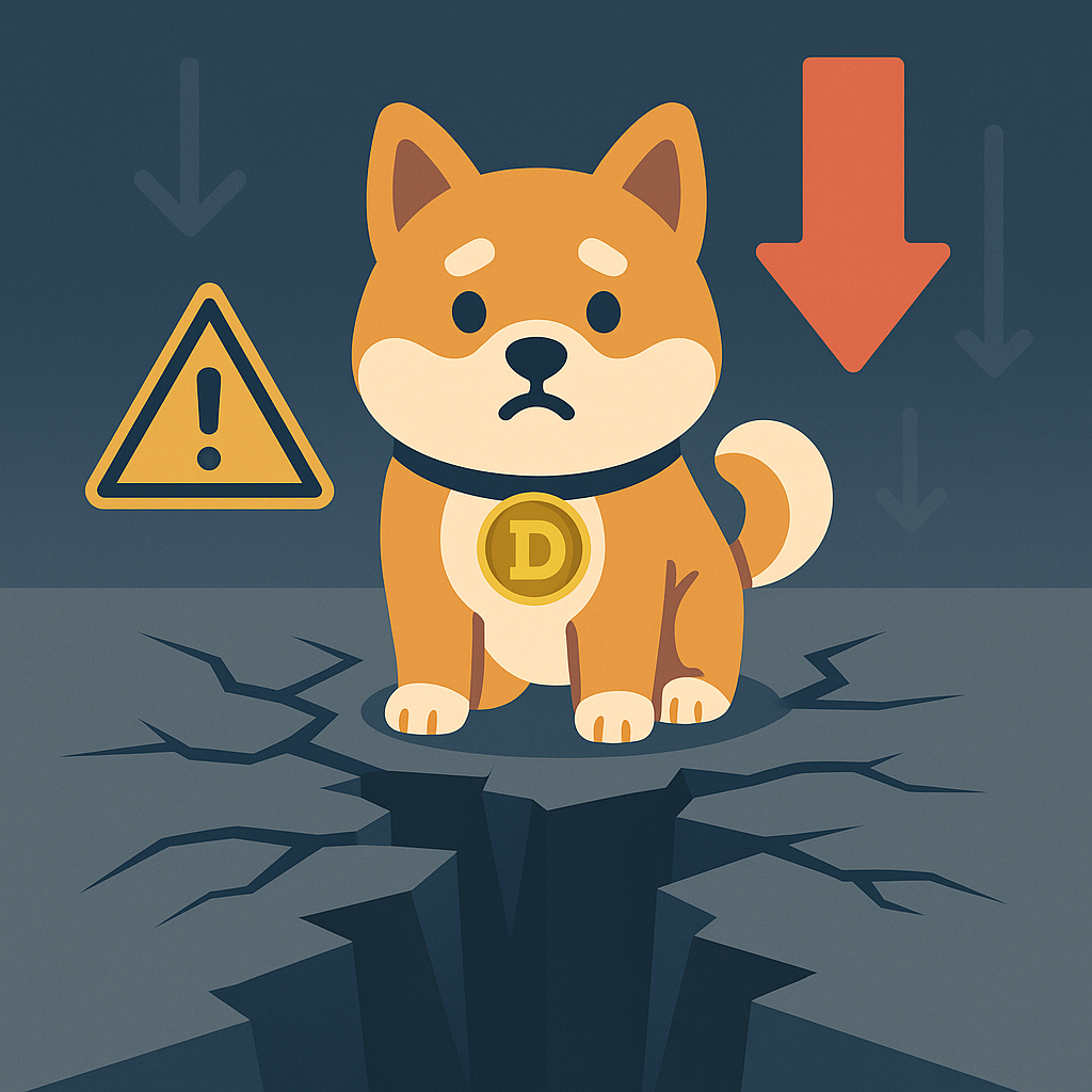 狗狗幣技術分析顯示支撐失守 後市面臨下跌風險